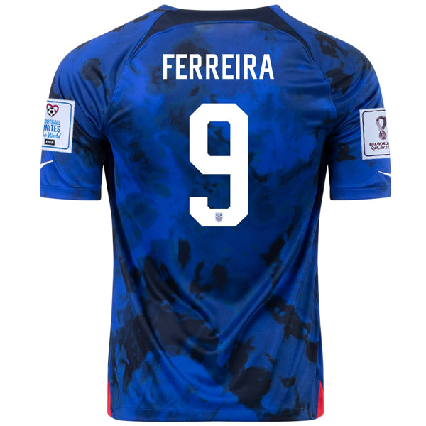 USA 2022-2023 FIFA World Cup Away Football Shirt –  Match Day Version S