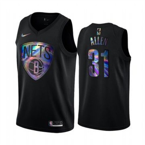 Black Nike Brooklyn Nets #31 Nets Jersey - Quick-Dry NBA Fan Apparel