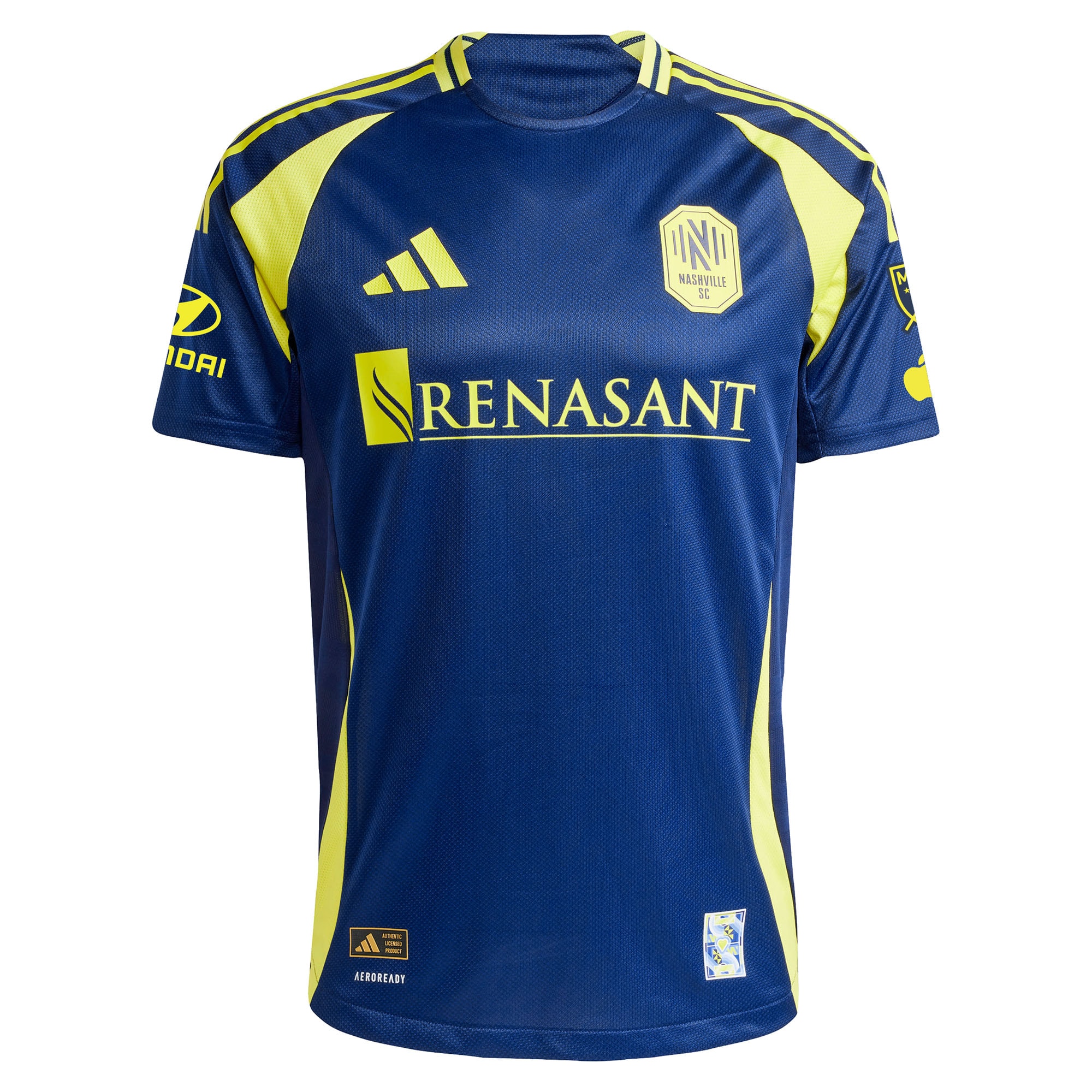 [SJH] Nashville SC 2025 The Heart Of Nashville Kit Authentic Custom Jersey - Navy