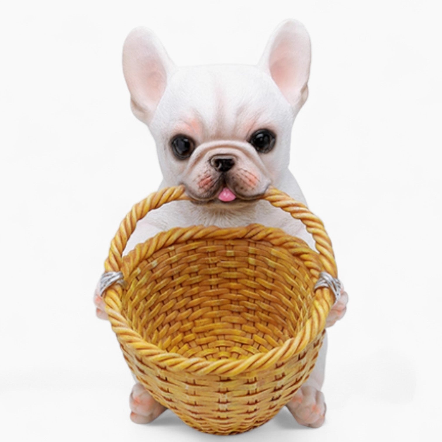 Minimal-Aesthetic Fetchtray Frenchie Basket Storage Tray – Cute Resin...