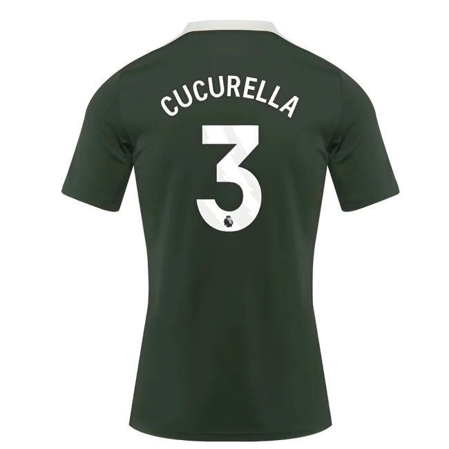 2025-2026 Chelsea Dri-Fit Strike Training Shirt (Green) (Cucurella 3)