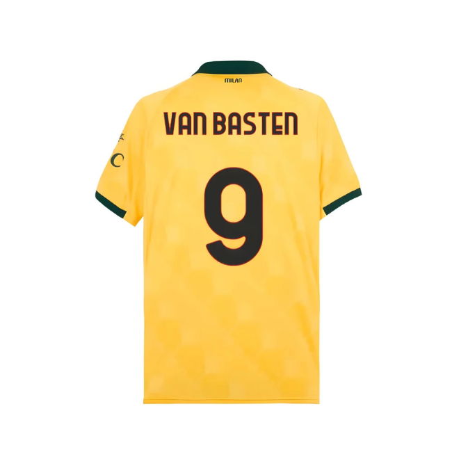 Authentic Milan Van Basten #9 Classic Official Merchandise (v2)
