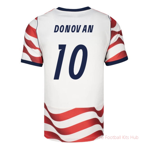 2026-2027 USA USMNT Match Home Authentic Jersey (Donovan 10)