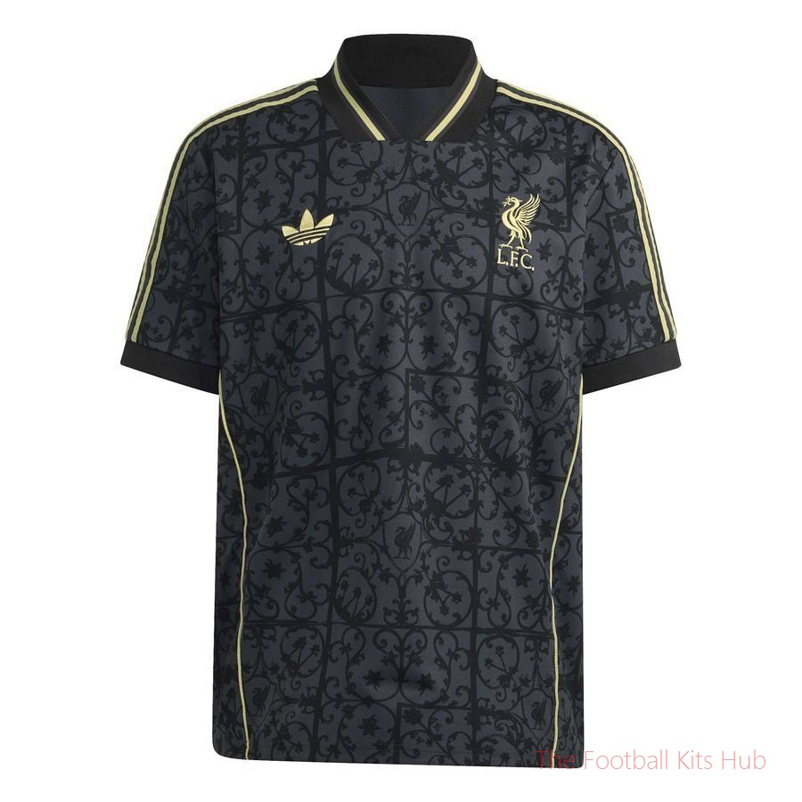 Liverpool T-Shirt Lifestyler - Carbon/Gold