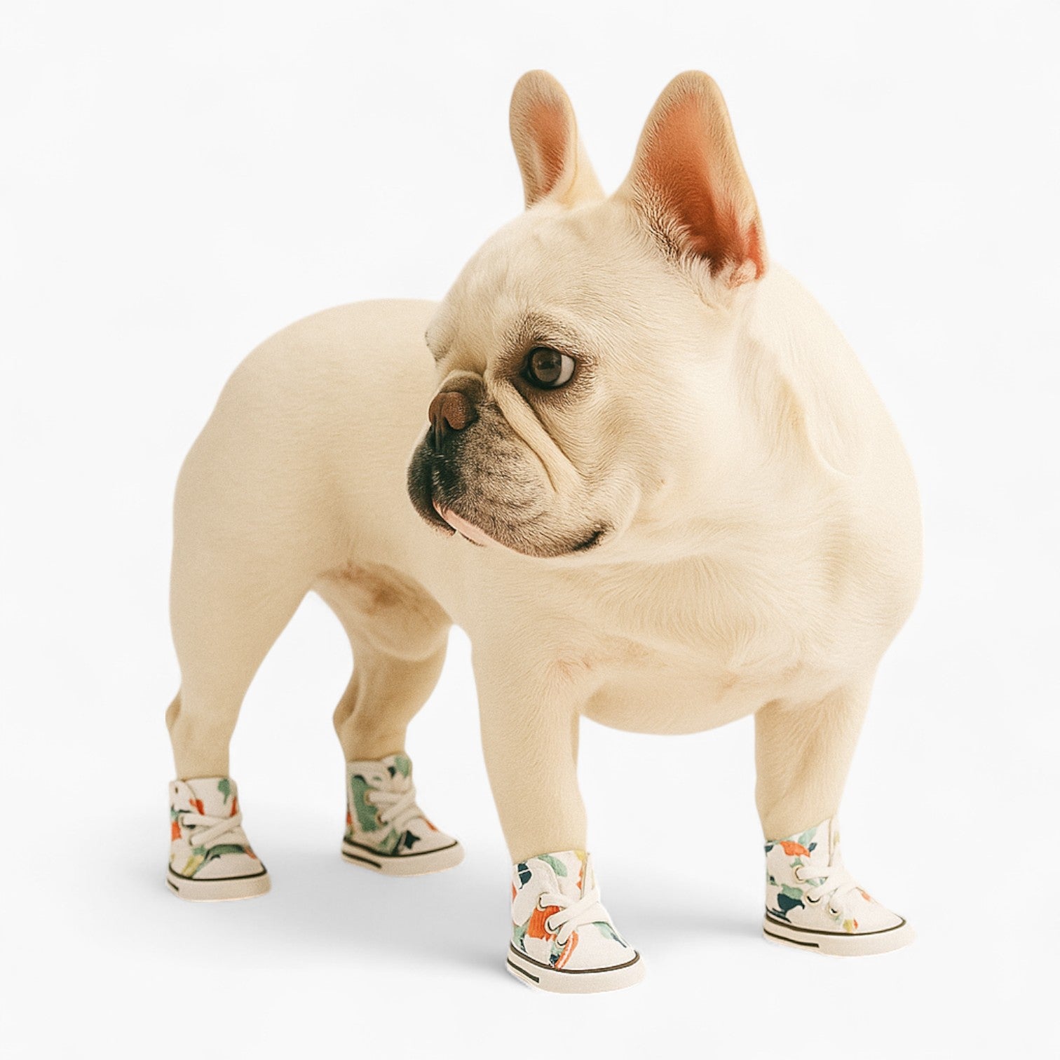 Lifestyle-Driven Frenchie Canvass Boots – Adjustable Rubber Sneaker-s...