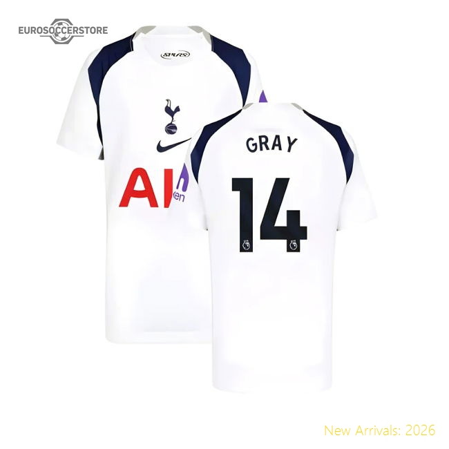 Tottenham Children 2025 Home Jersey Shirt Football Fan Football Fan Match Day Essential