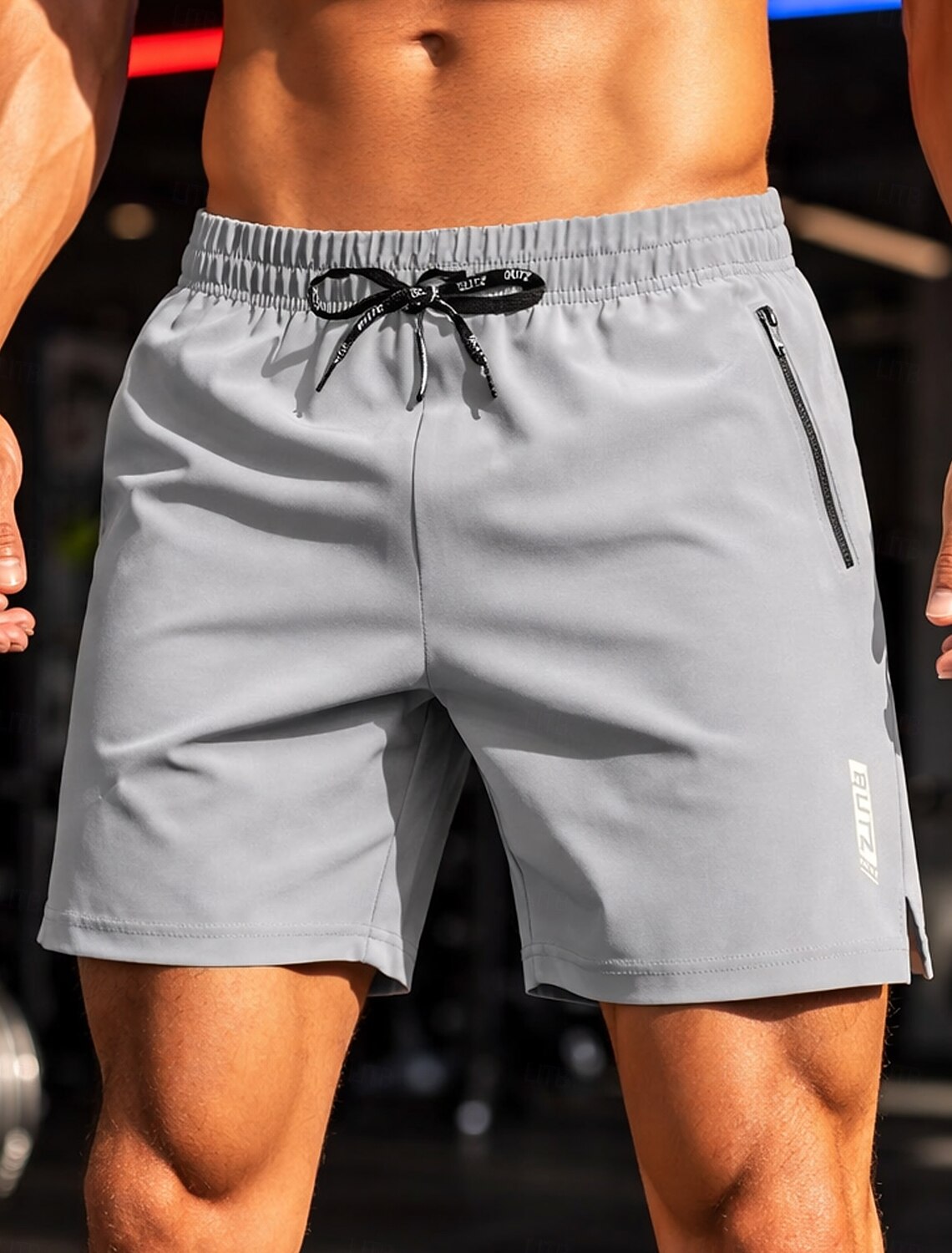 Men's Running Shorts Athletic Gym Drawstring Pockets Casual Daily