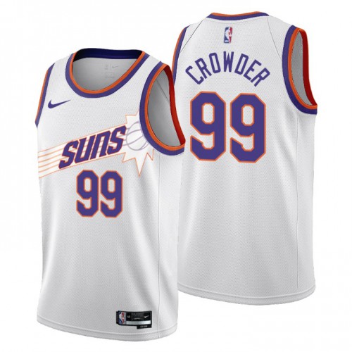 Suns White Phoenix Suns #99 Nike Jersey - Discounted Premium Quality