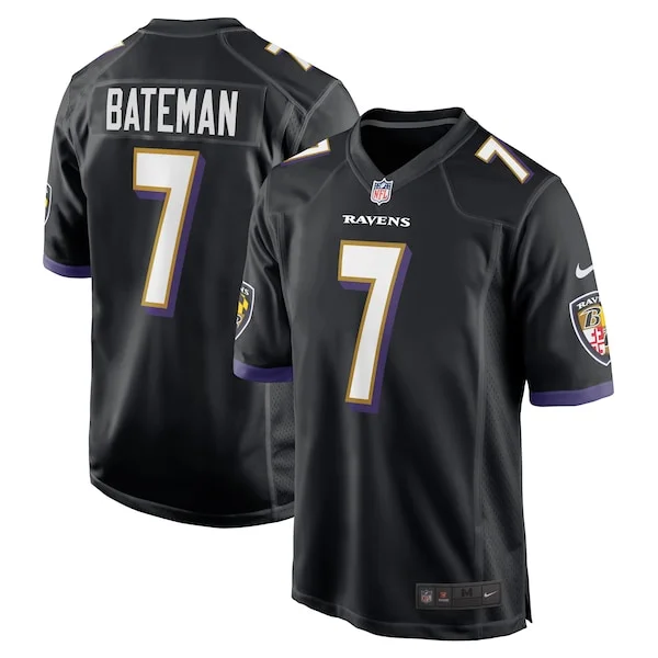 Baltimore Ravens Game NFL Jersey - Black | Pro-Level Football Apparel