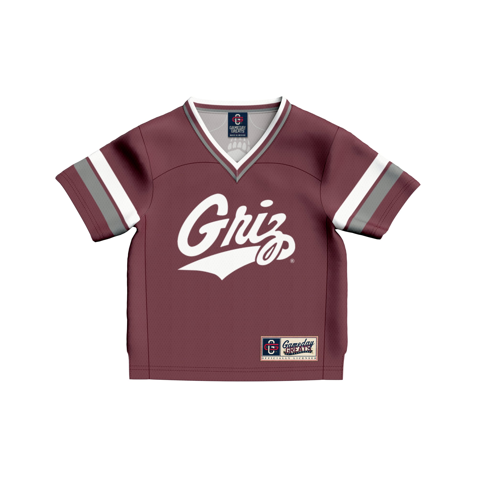 #1 Montana Grizzlies GameDay Greats Toddler Lightweight Collegiate Football Fashion Jersey - Maroon