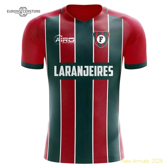 2025-2026 Fluminense Home Fan Version Womens Shirt Football Fan Apparel