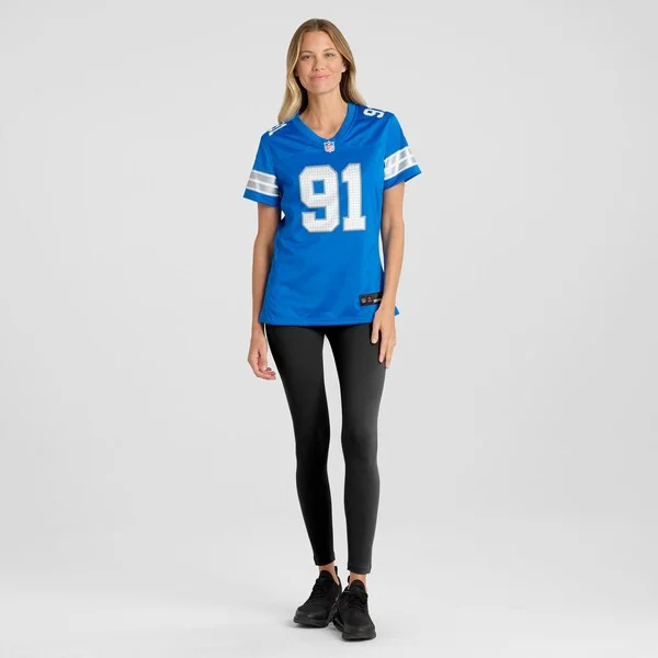 None Levi Onwuzurike Game Jersey - Blue | NFL Player Jersey | NFL Foot