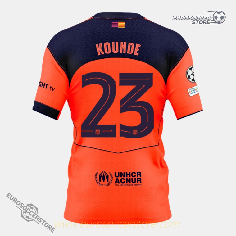 Barcelona 25-26 Third Jersey KOUNDE 23 (Player Version)