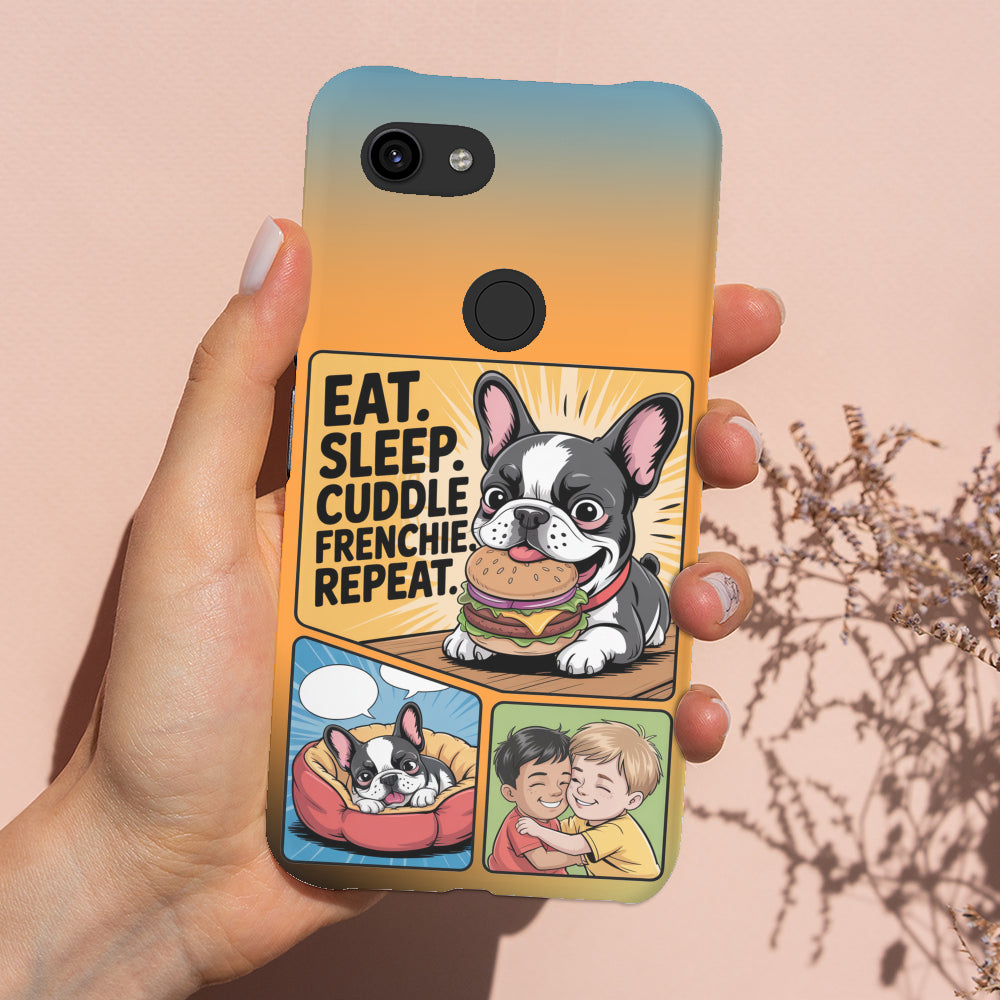 French Bulldog Teddy Phone Case For Iphone And Samsung Durable Dog Item