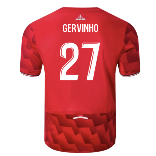 Lille 2025-2026 Home Shirt (Gervinho 27) Ligue 1 Training Wear