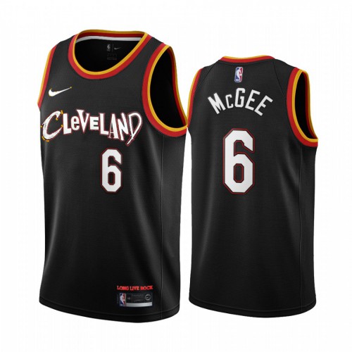 Nike Cleveland Cavaliers #6 JaVale McGee Black Youth NBA Swingman 2020-21 City Edition Jersey Youth