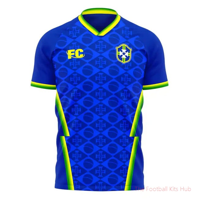 Brazil 2021-2022 Away Concept Football Kit (Fans Culture)