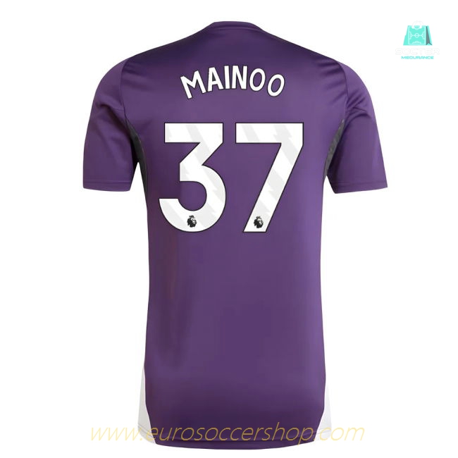 2025-2026 Man Utd Training Jersey (Aurora Plum) (Mainoo 37)