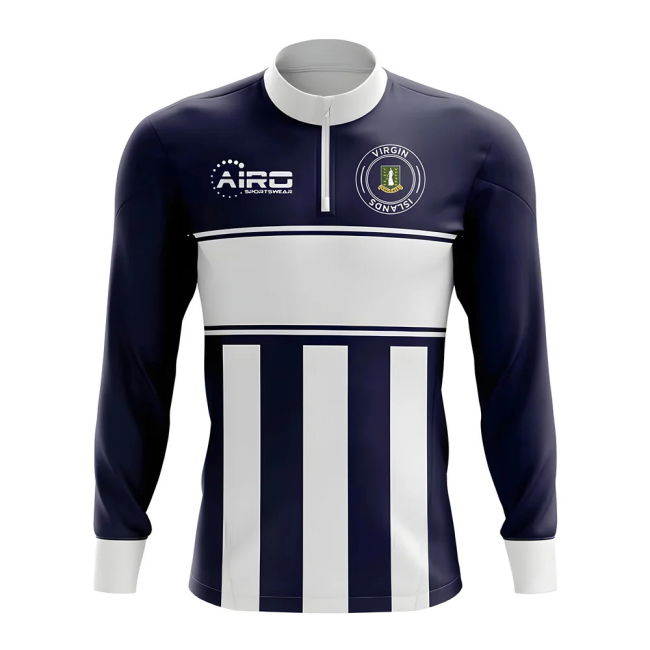 Team Virgin Islands Concept Football Half Zip Midlayer Top