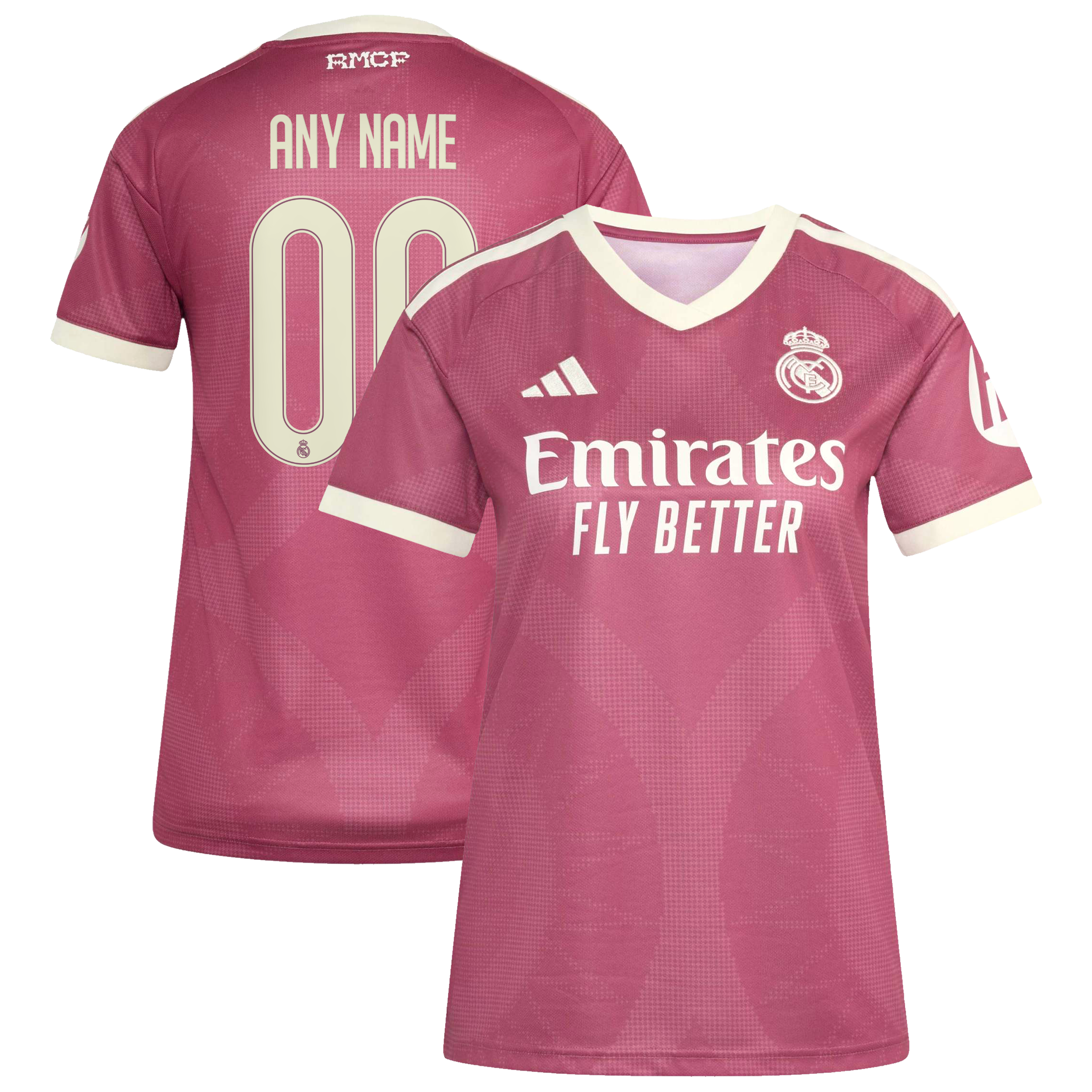 [SJH] Real Madrid Women's 2026/27 Third Replica Custom Jersey - Pink