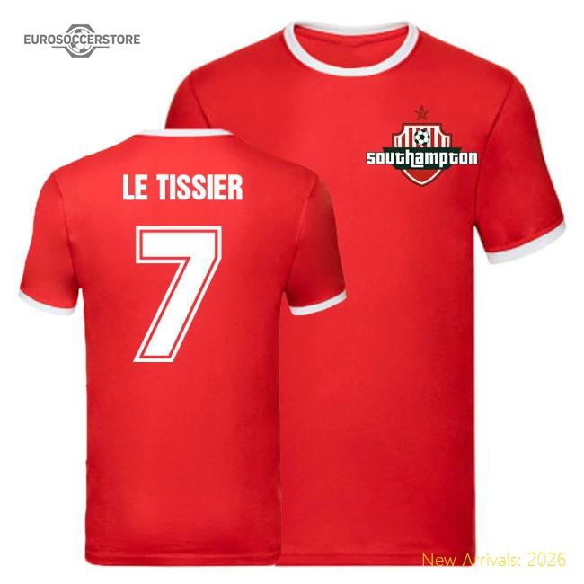 Exceptional Matt Le Tissier Southampton Ringer Tee (red) - Great Value