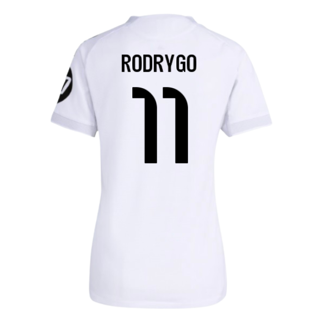 Trending 2025-2026 Real Madrid Authentic Home Shirt (Womens) (Rodrygo