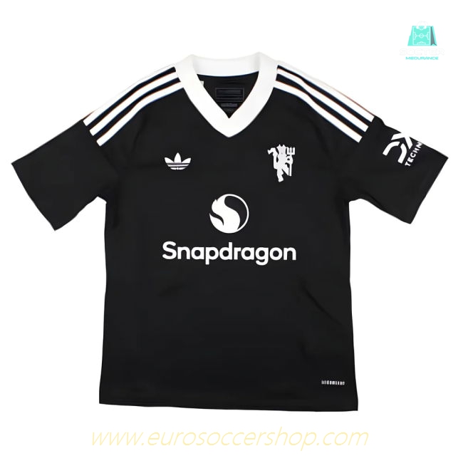 2024-2025 Man Utd Third Goalkeeper Shirt (Black) - Kids