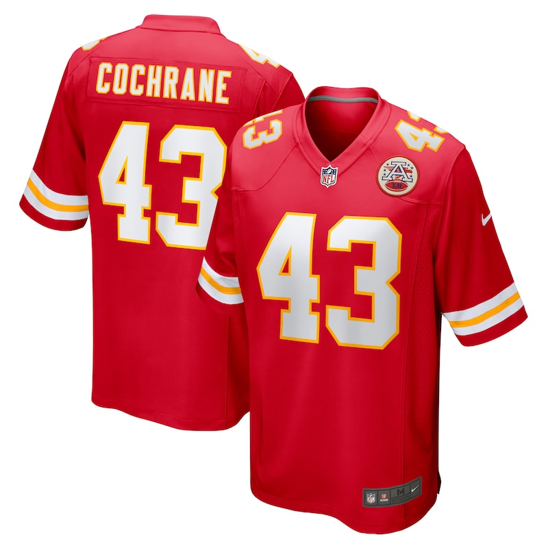 None Jack Cochrane KC Chiefs Dynamic Premium Jersey Football Apparel