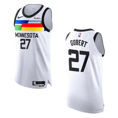 White Minnesota Timberwolves #27 Nike Jersey - Budget-Friendly
