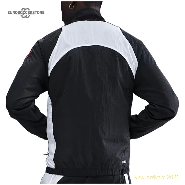 Authentic Top-Quality 2025-2026 Psg T90 Track Jacket (Black)