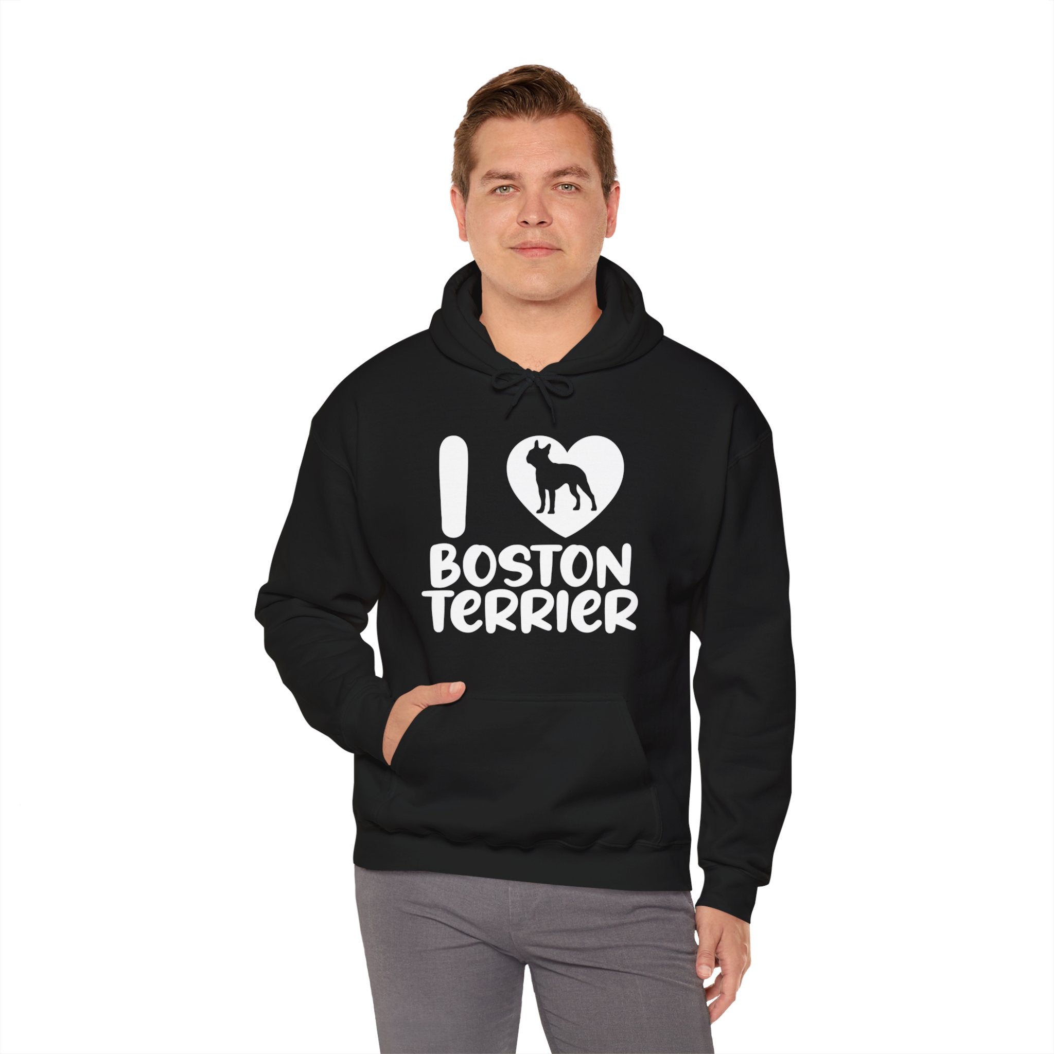 Runt - Durable Unisex Hoodie For Boston Terrier Lovers For Frenchie Fans