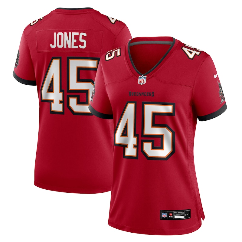 None Deion Jones Fan Favorite TB Buccaneers Durable Jersey for NFL Fan