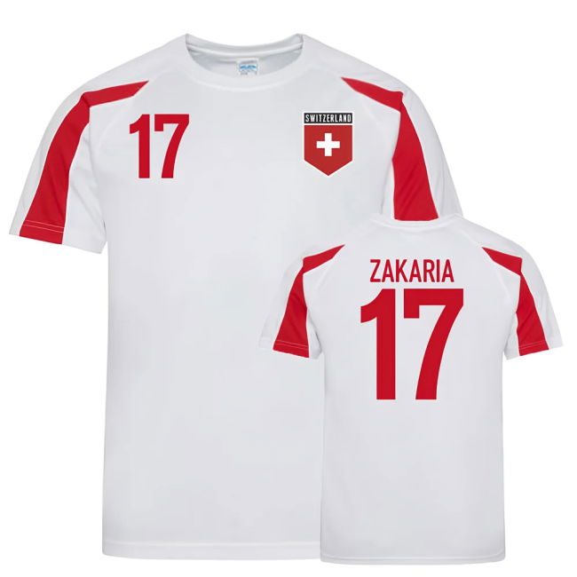 Switzerland Football Team Fan Jersey - Adults Version (Zakaria 17)