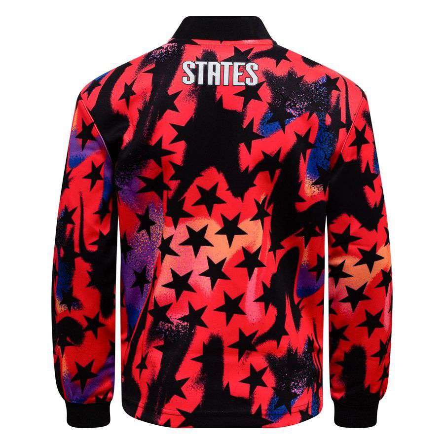 [EFKS] USA Hollywood Goalkeepers Bright Crimson/Black Goalkeeper Kids Apparel