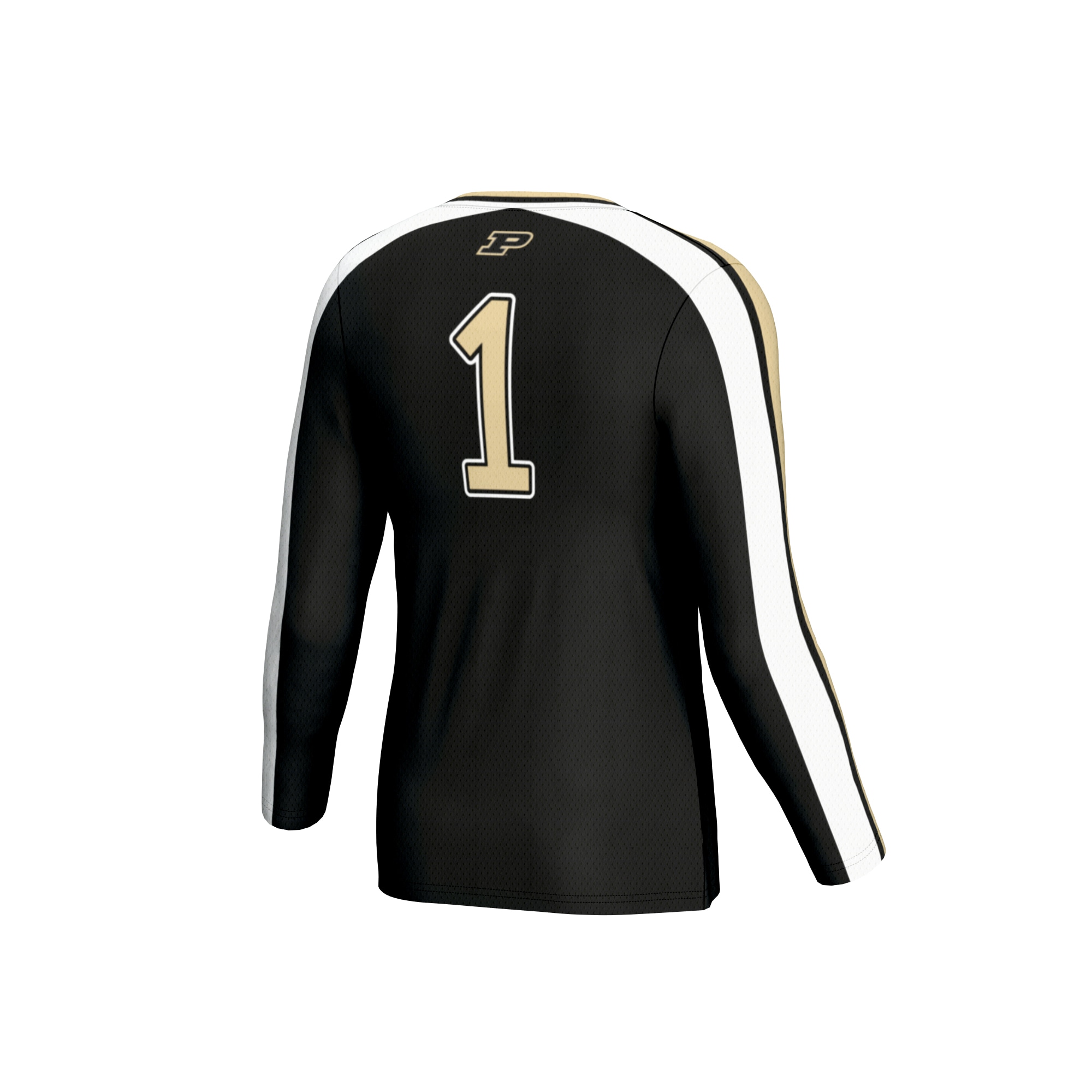 [NJP] Purdue Boilermakers GameDay Greats Unisex #1 Lightweight Volleyball Fashion Jersey - Black