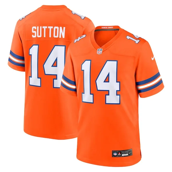 None Game NFL Jersey - Orange | Elite Football Apparel | NFL Football