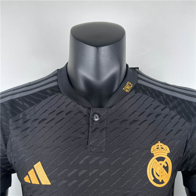 Official Real Madrid 2324 Third Black Soccer Jersey Football Shirt
