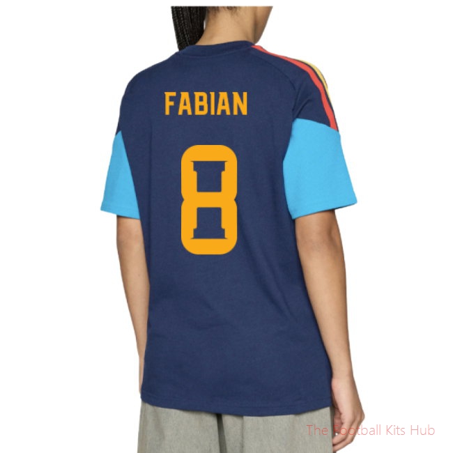 2026-2027 Spain Training Tee (Night Indigo) (Fabian 8)