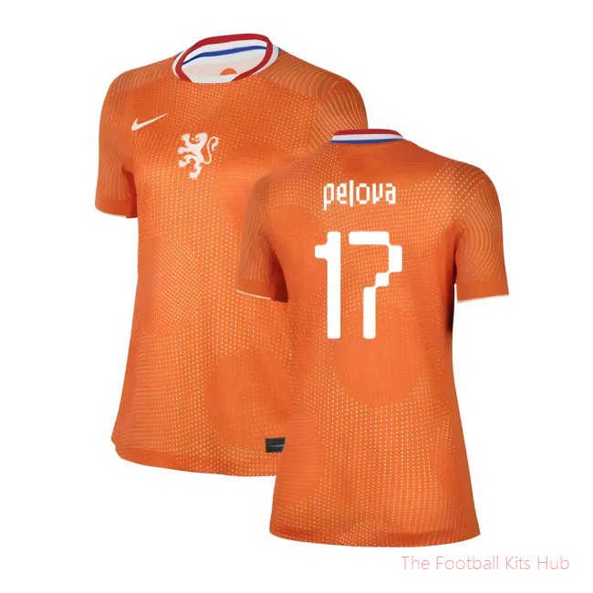 2025-2026 Netherlands Womens Team Home Shirt (Ladies) (Pelova 17)