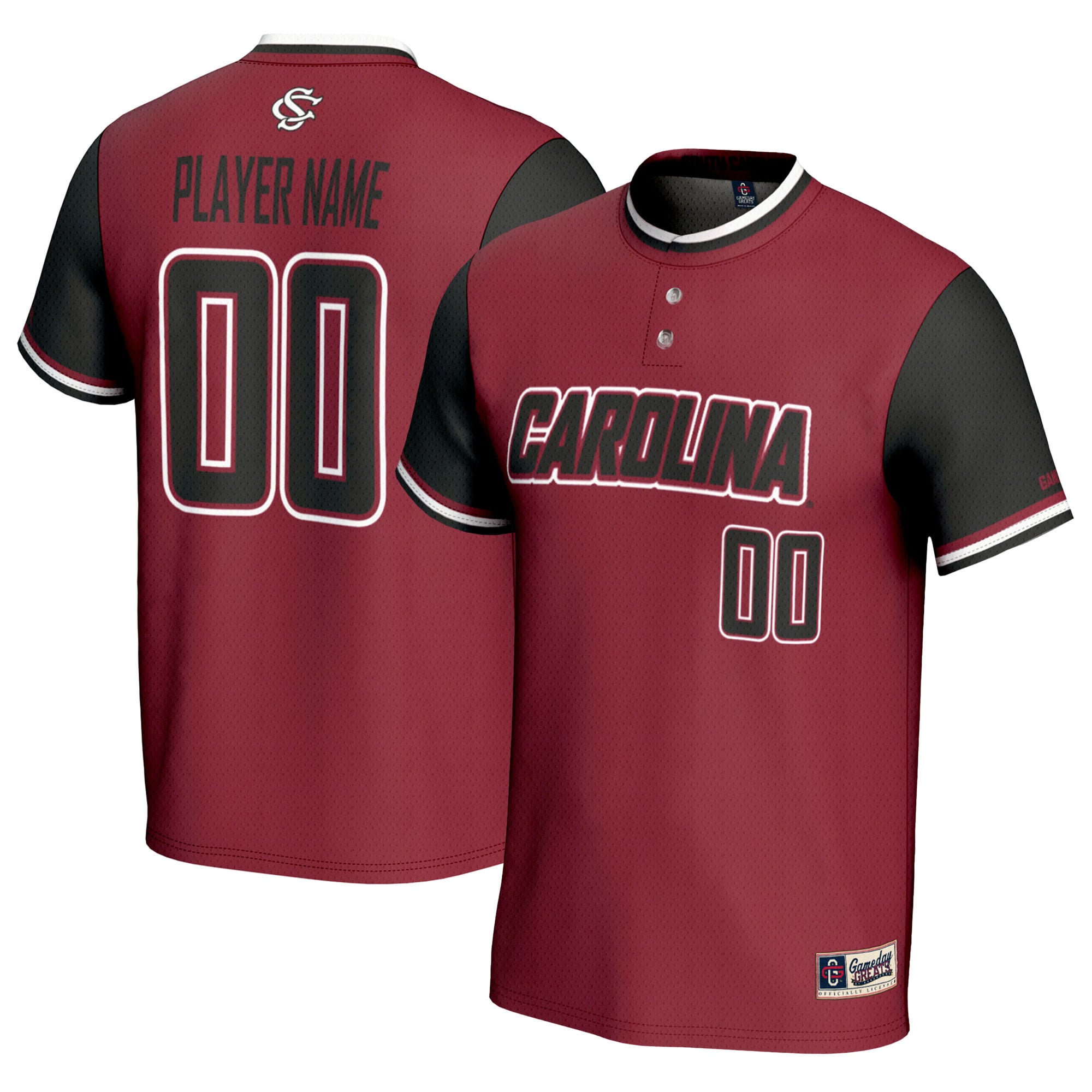 South Carolina Gamecocks GameDay Greats Youth NIL Pick-A-Player Lightweight Softball Jersey - Garnet