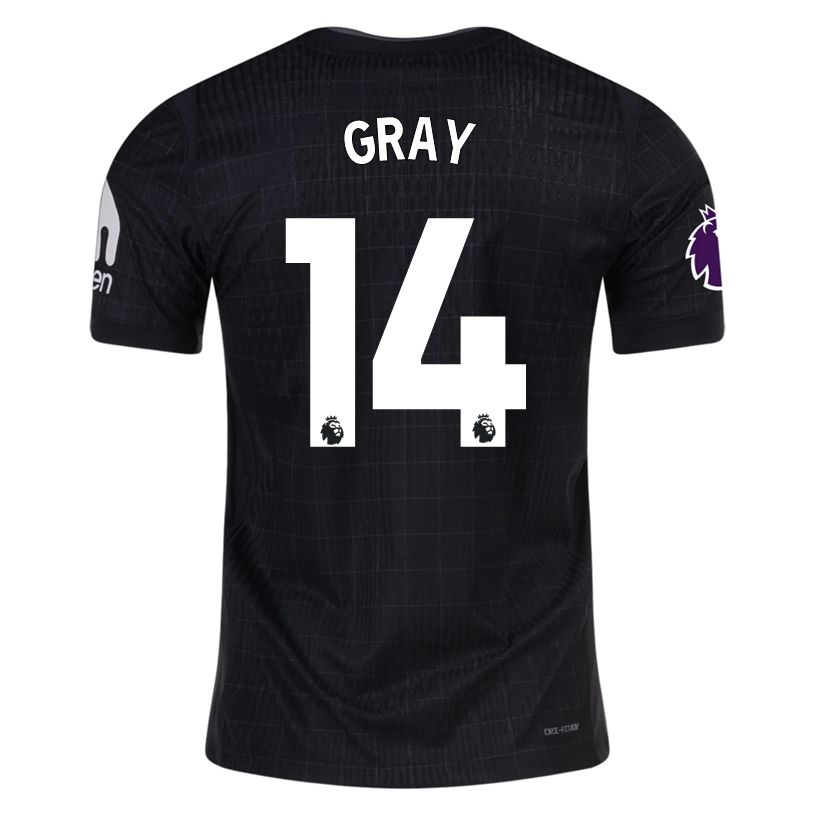 Tottenham EPL Patch 2025-2026 UCL Away Jersey – Authentic Shirt