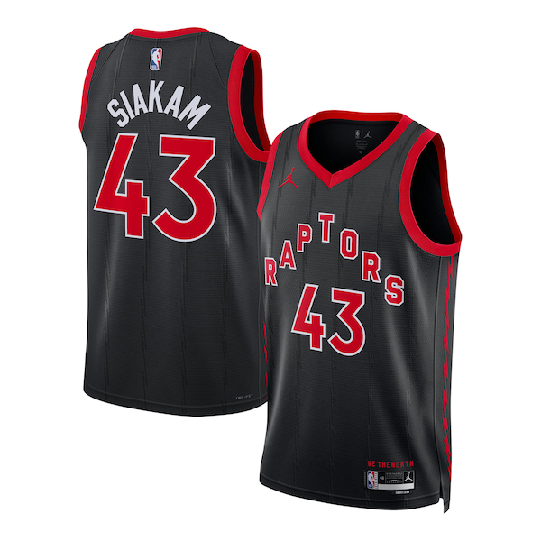 Pascal Siakam TOR Swingman Jersey - top-tier NBA - Black workout