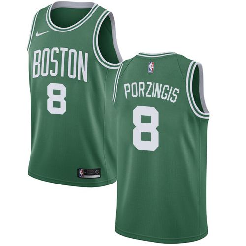 Celtics Kristaps Porzingis #8 Authentic 2024 Icon NBA Swingman Jersey