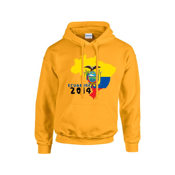 Performance Ecuador 2014 Country Flag Hoody (Yellow) Championship