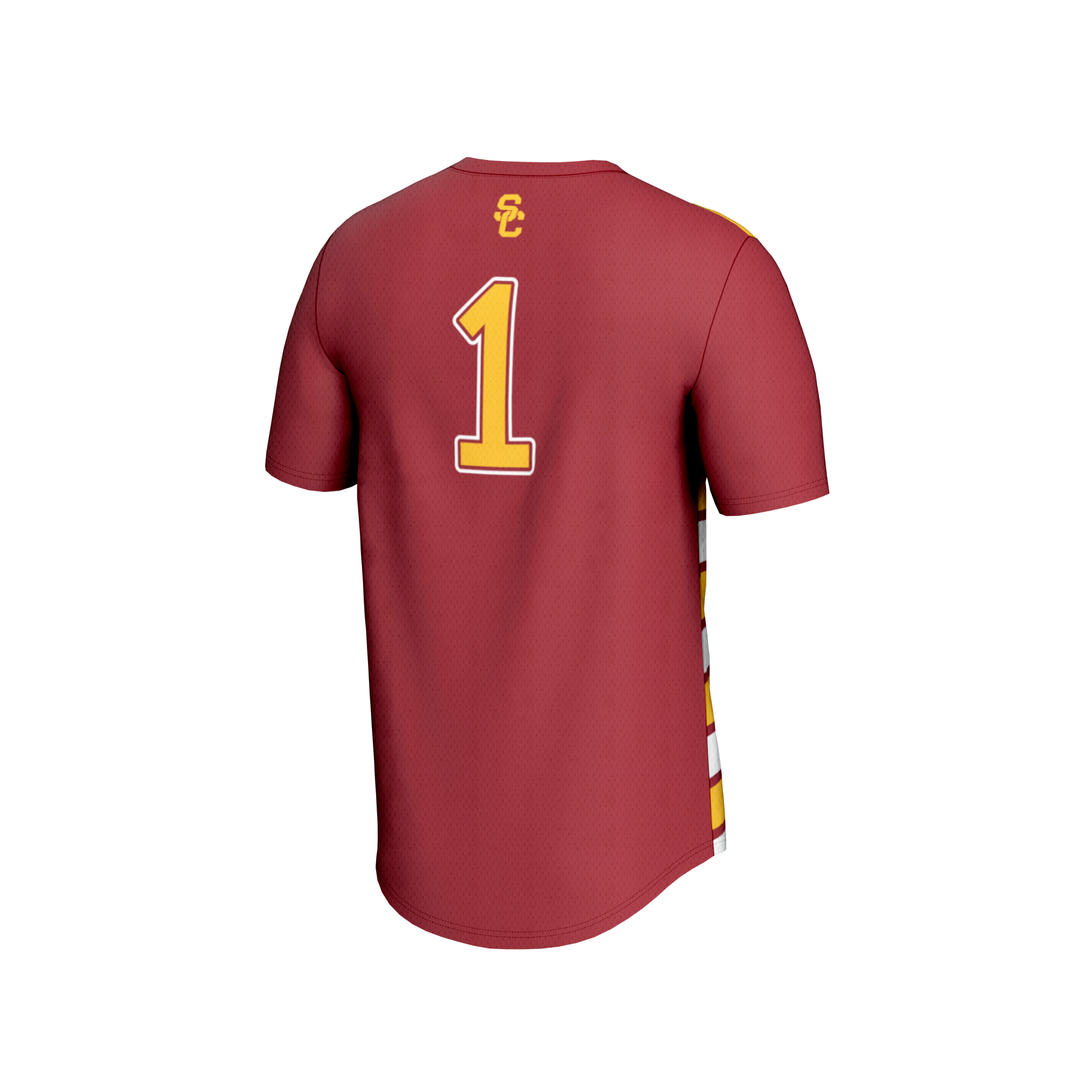 [NJP] #1 USC Trojans GameDay Greats Unisex Lightweight Soccer Fashion Jersey - Cardinal