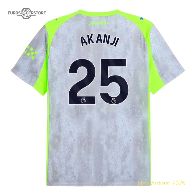 2025-2026 Man City Third Shirt (Akanji 25)