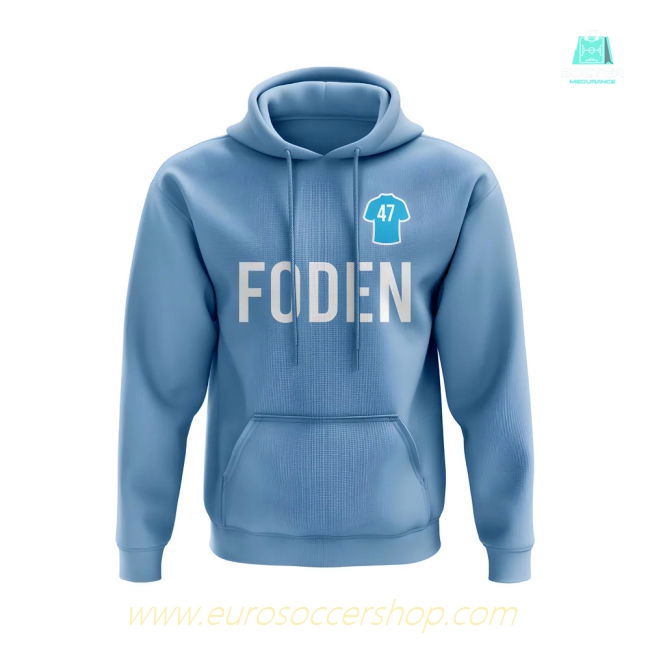 Phil Foden Man City Number Hoody (Sky)