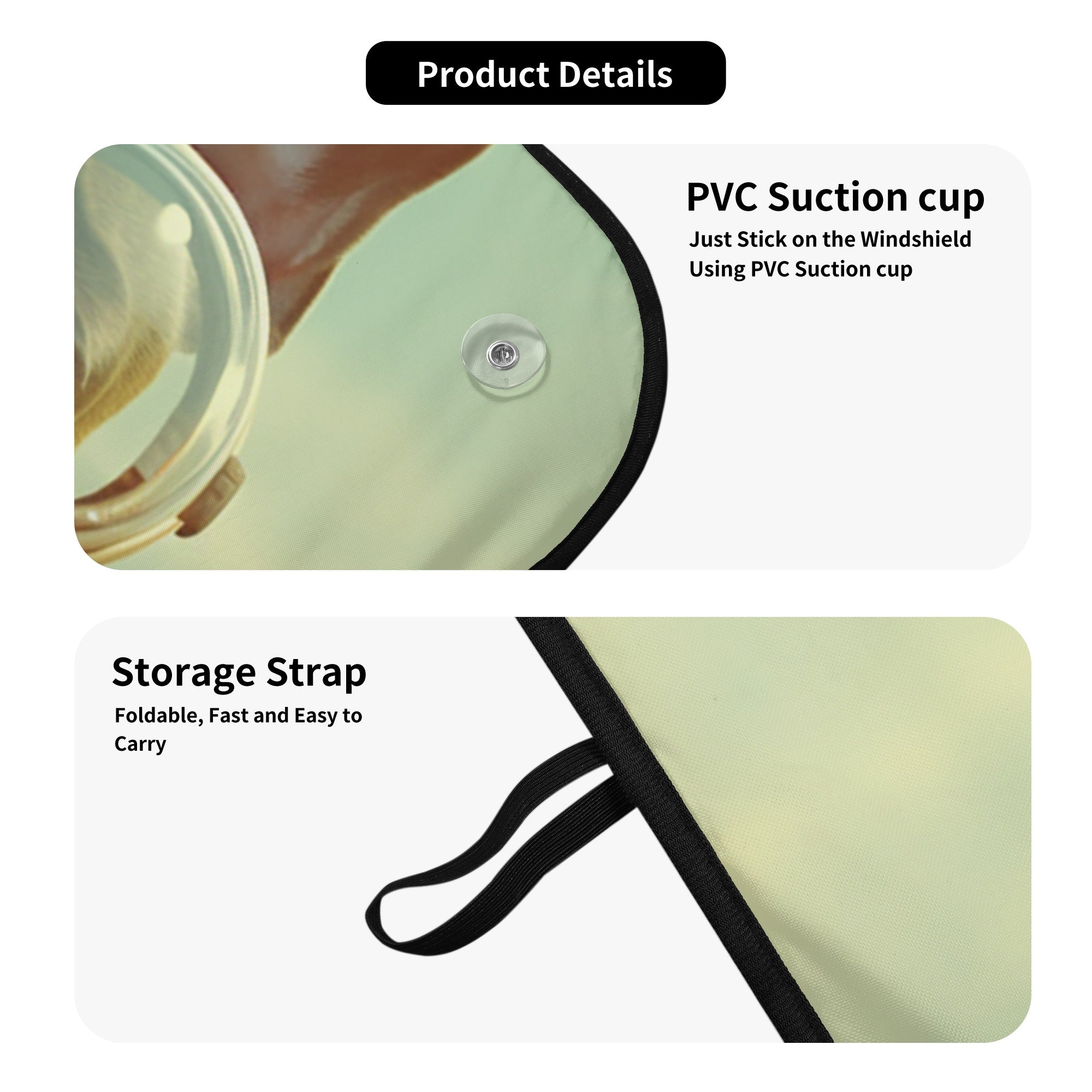 Durable Pet-Lover Winnie - Car Auto Sun Shade for Daily Life Comfortable