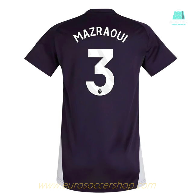 2025-2026 Man Utd Training Jersey (Aurora Plum) - Womens (Mazraoui 3)