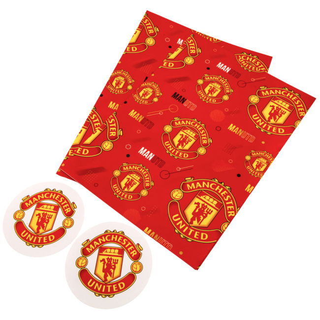 Women's Manchester United FC Text Gift Wrap
